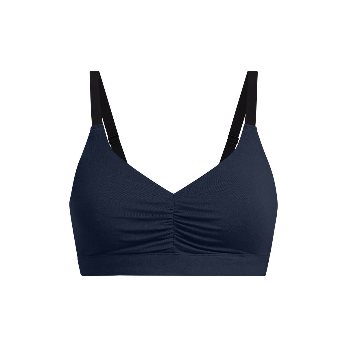 Curvy FeelFree Ruched Bralette | Dark Sapphire