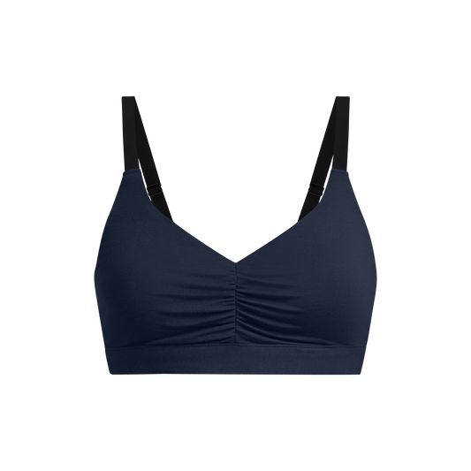 Curvy FeelFree Ruched Bralette | Dark Sapphire