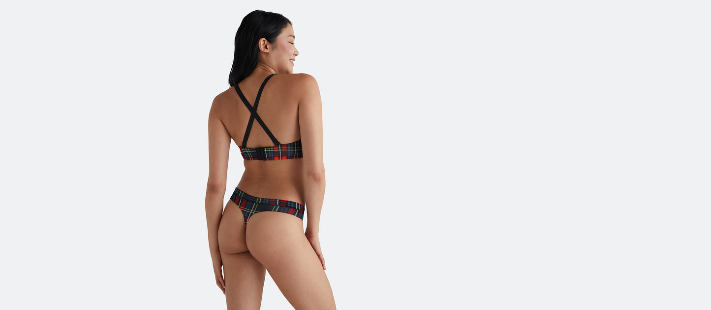 FeelFree Thong | Festive Plaid