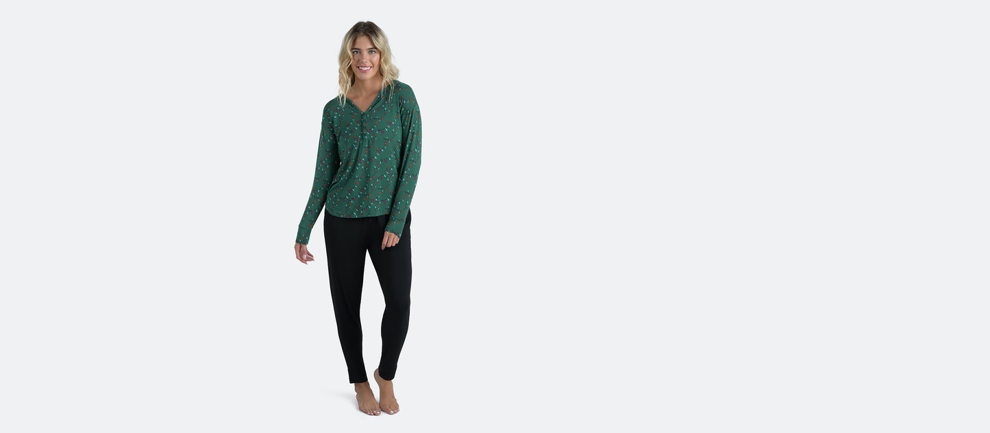 Women's Modal Henley | Light Me Up