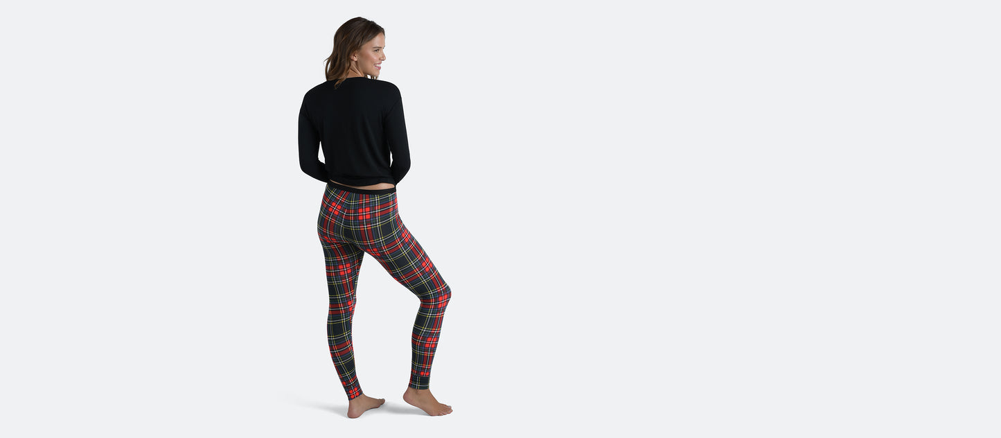 Women's Long Underwear | Festive Plaid