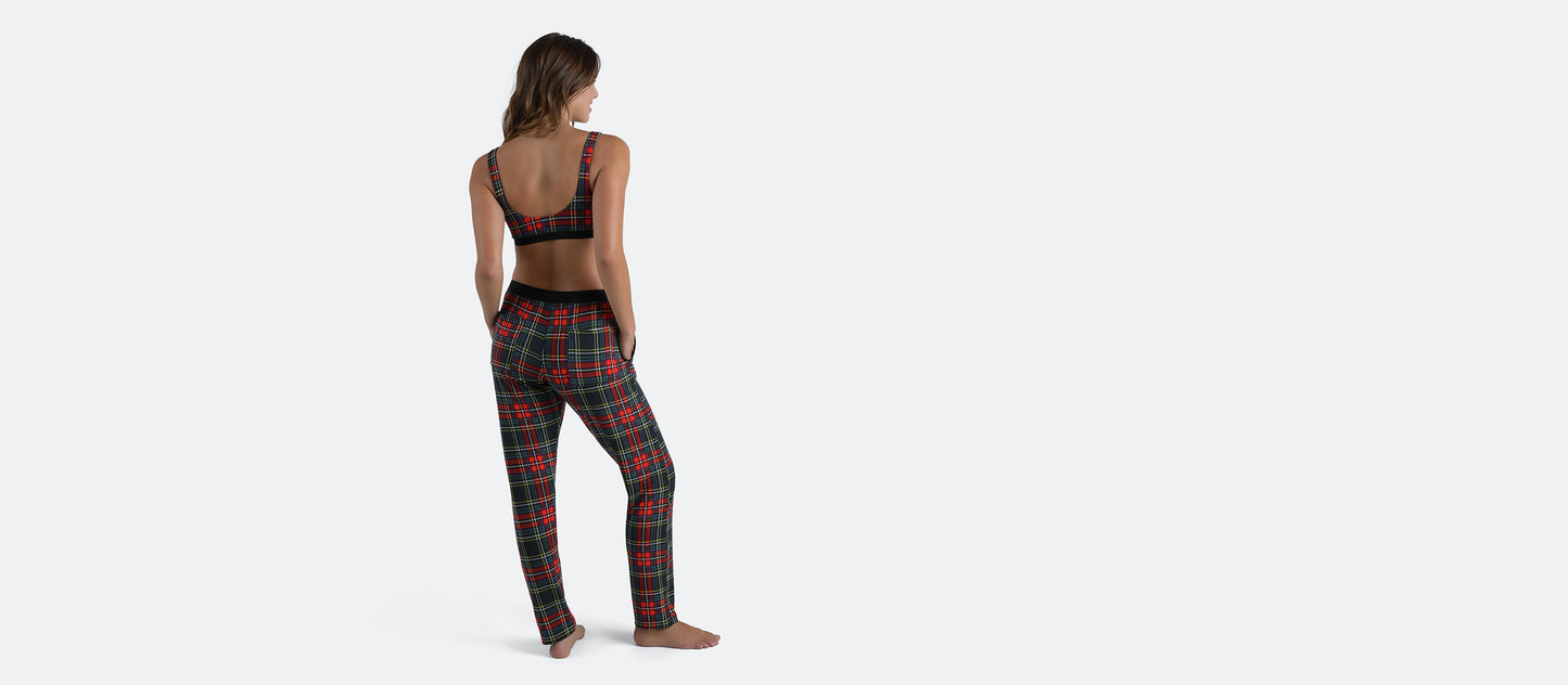 Women's Lounge Pants | Festive Plaid