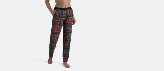 Women's Lounge Pants | Festive Plaid