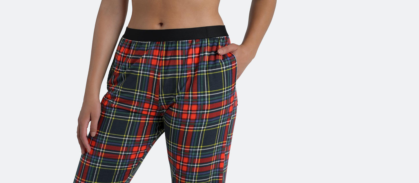 Women's Lounge Pants | Festive Plaid