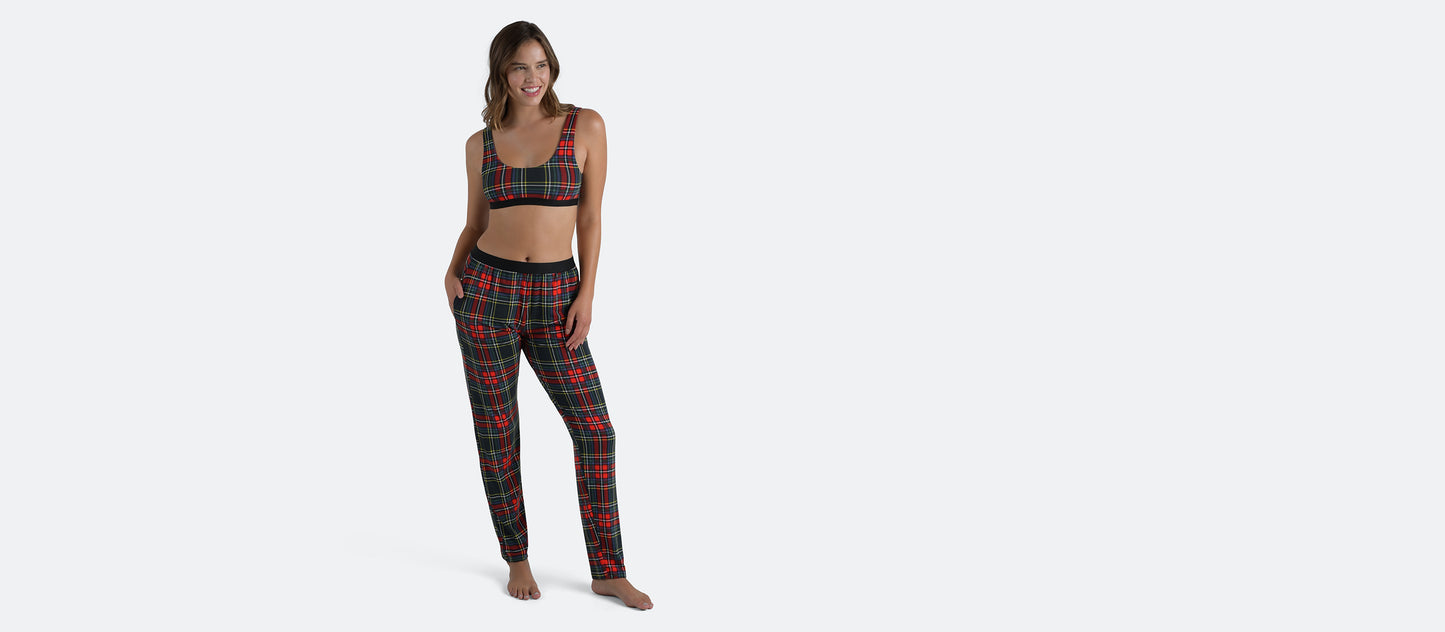 Women's Lounge Pants | Festive Plaid