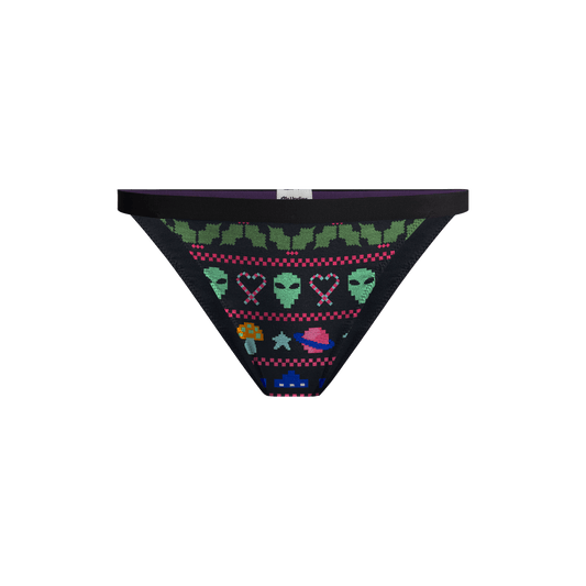 String Bikini | Cosmic Mistletoe