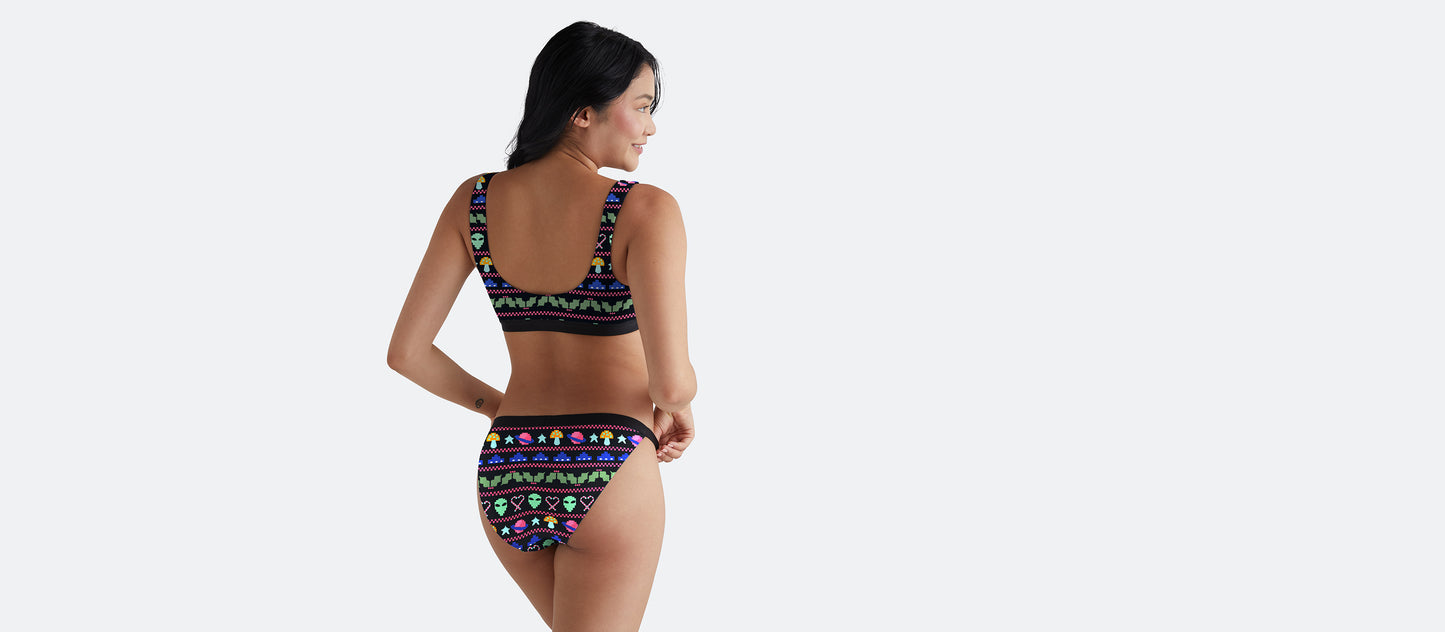 String Bikini | Cosmic Mistletoe