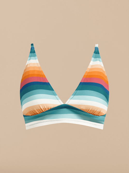 Plunge Swim Top | Pool Stripes