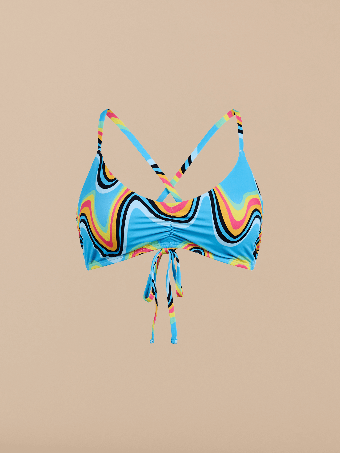 Tie Scoop Swim Top | Rave Waves