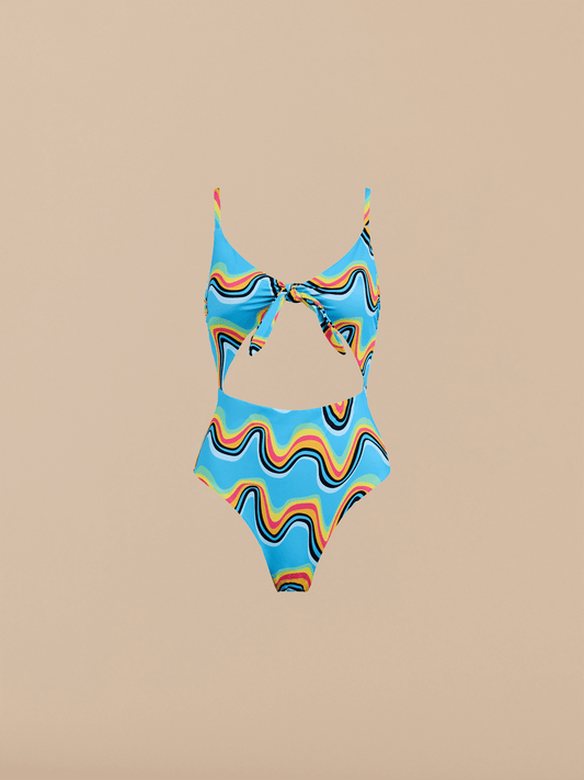 Cut-Out One Piece Swimsuit | Rave Waves