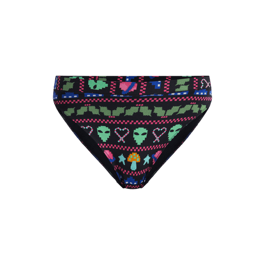 FeelFree High Leg Bikini | Cosmic Mistletoe