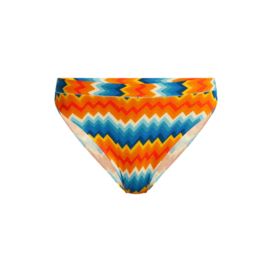 FeelFree High Leg Bikini | Groovy Chevron