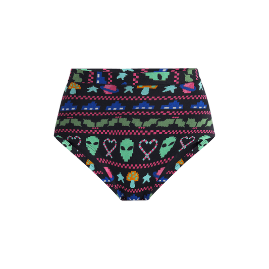 FeelFree High-Waisted Cheeky | Cosmic Mistletoe