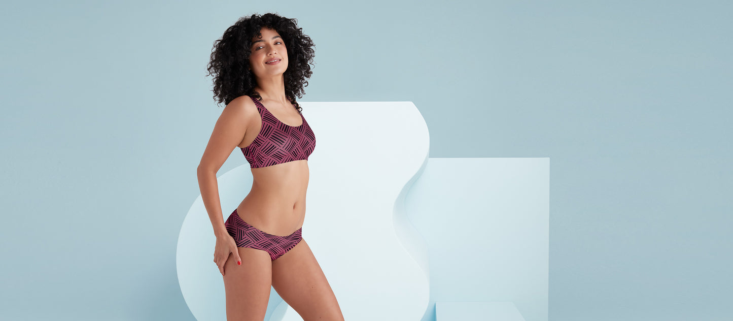 MoveMe Scoop Bralette | Panama Weave