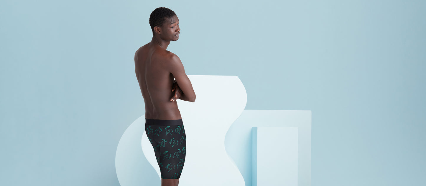 MoveMe Long Boxer Brief w/ Fly | Paper Goats