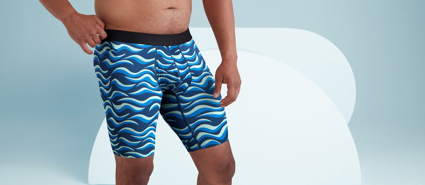 MoveMe Long Boxer Brief w/ Fly | Wavy
