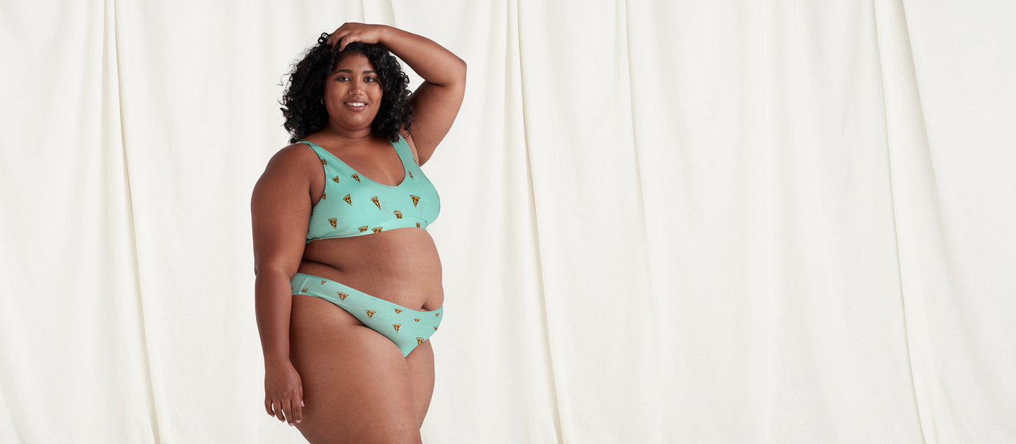 Stretch Cotton Bikini | Pizza