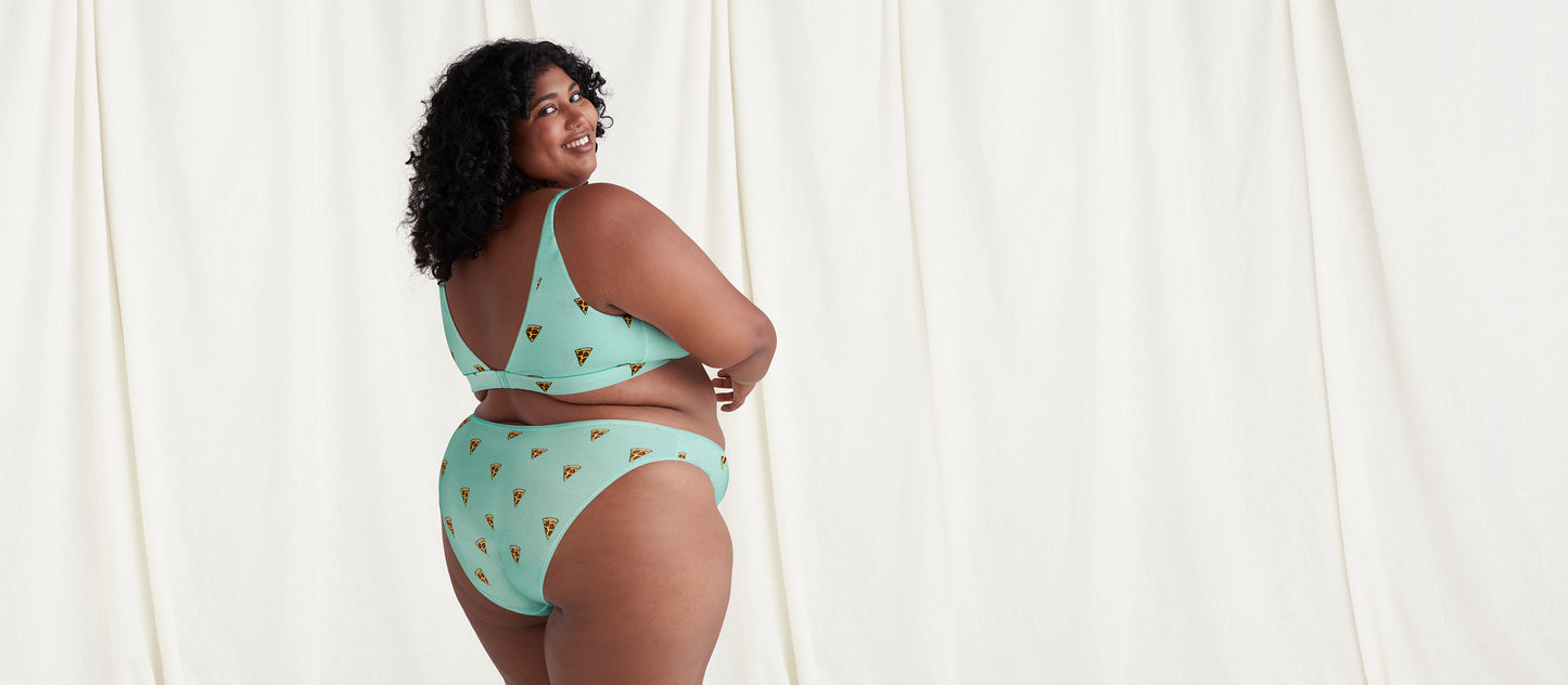 Stretch Cotton Bikini | Pizza