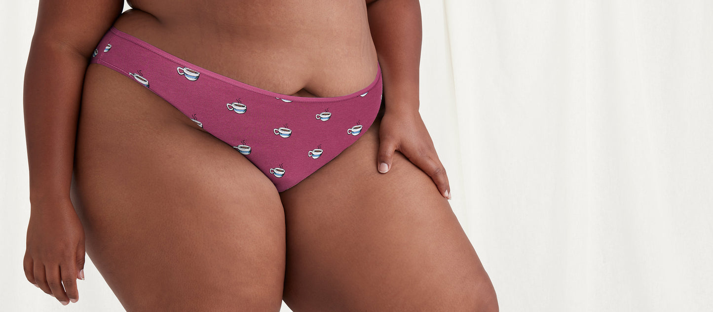 Stretch Cotton Bikini | Cozy Cups