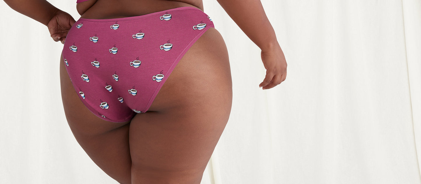 Stretch Cotton Bikini | Cozy Cups