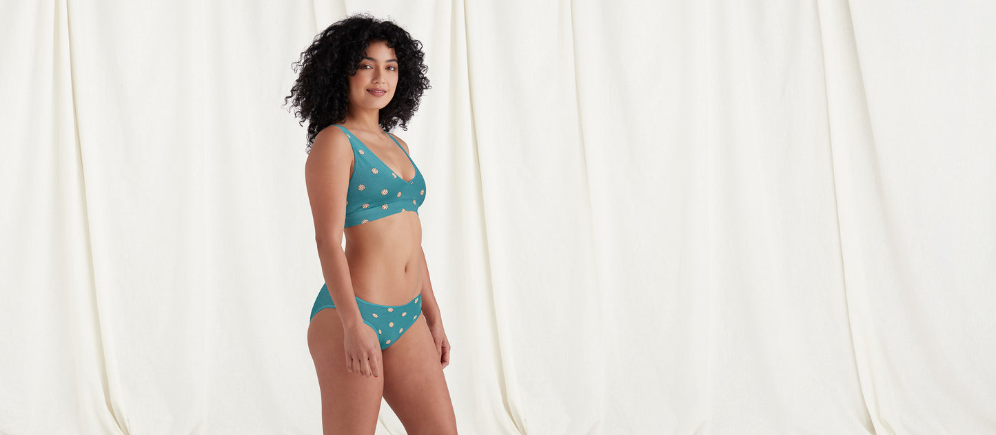 Stretch Cotton Bikini | Cozy Cookies