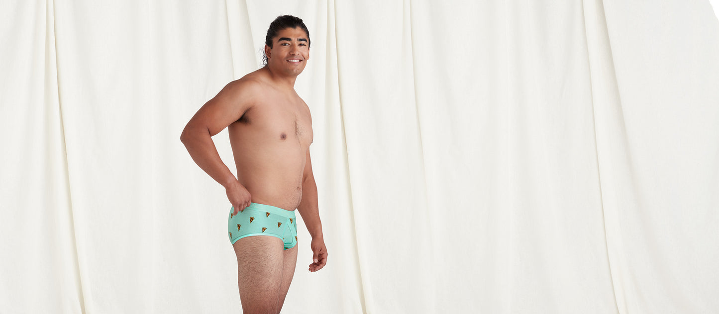 Stretch Cotton Brief w/ Fly | Pizza