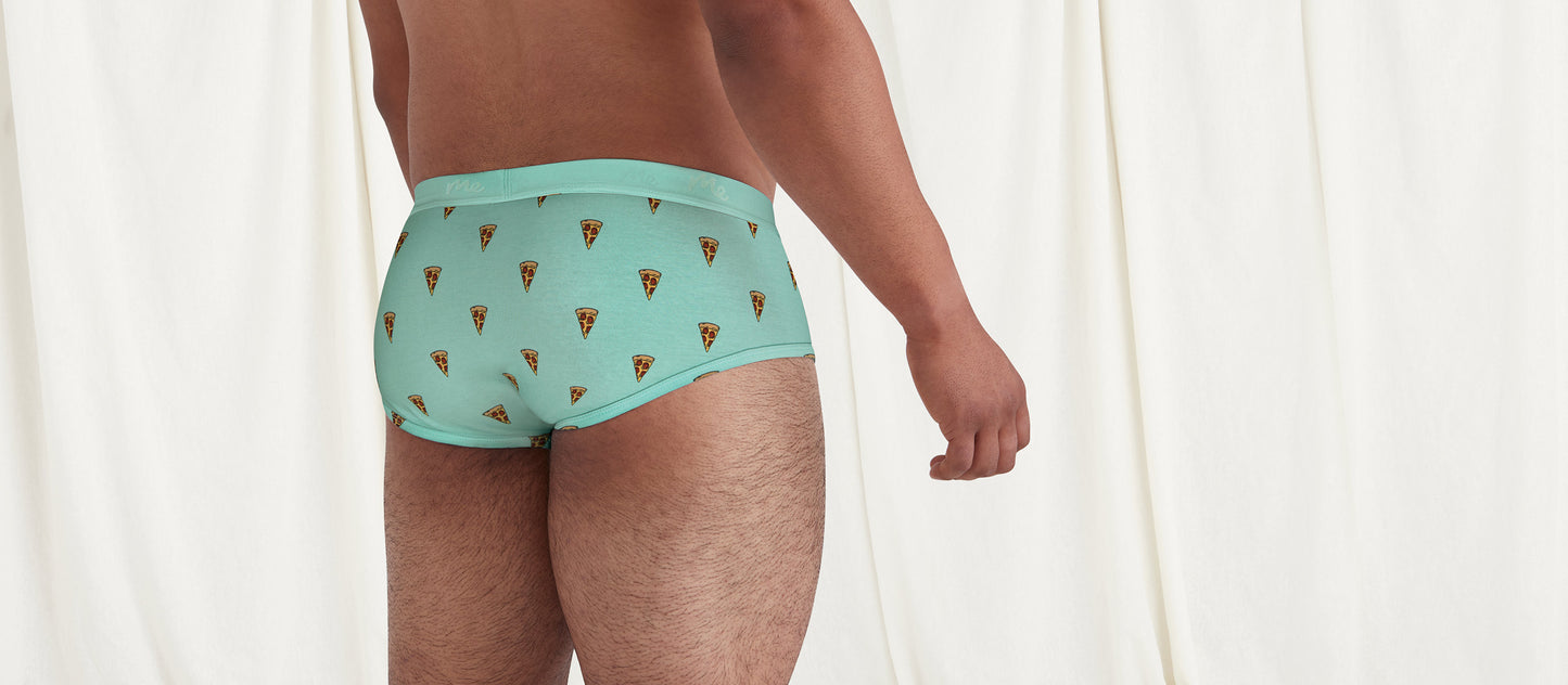 Stretch Cotton Brief w/ Fly | Pizza