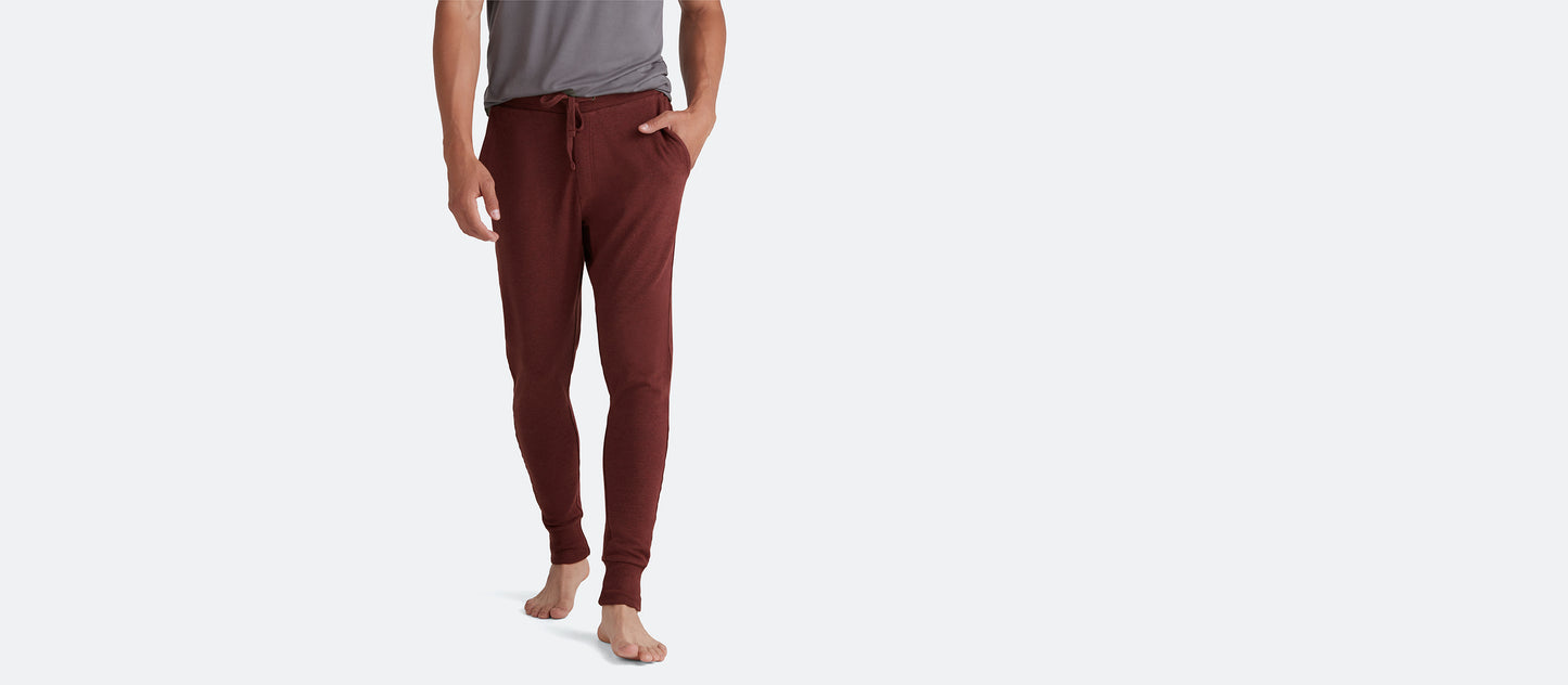 French Terry Jogger - Men's | Heather Burgundy