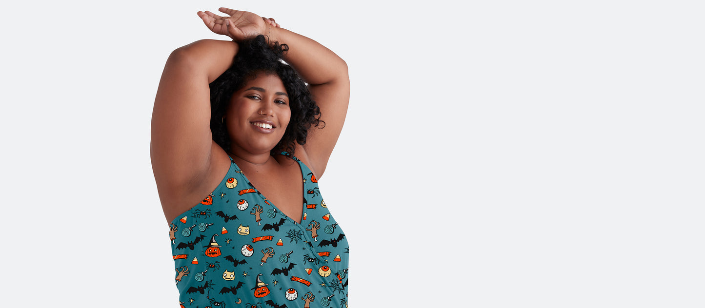 UltraModal™ V-Neck Romper | Tricks n’ Treats