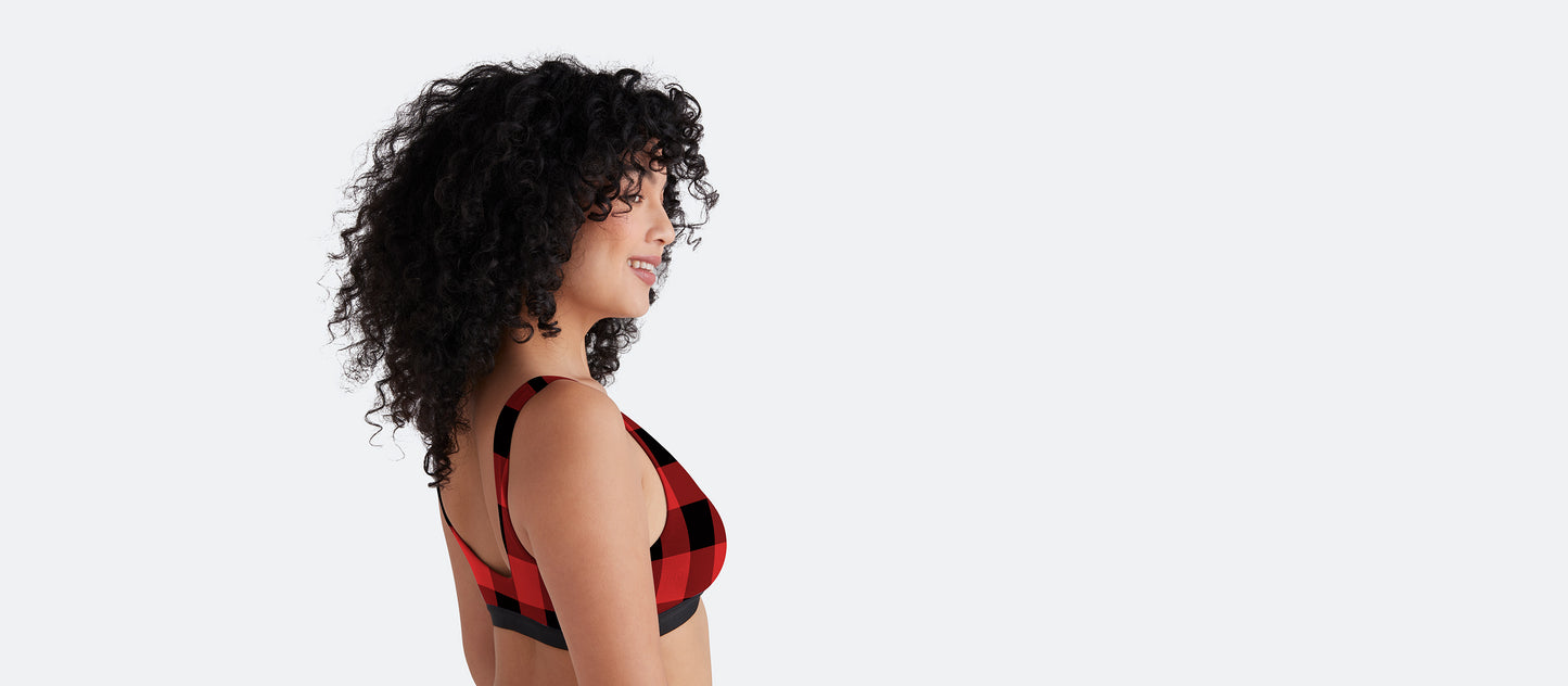 U-Back Bralette | Buffalo Check