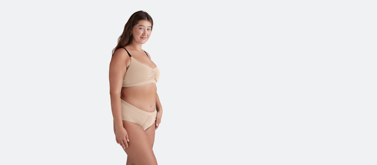 UltraModal™ FeelFree Ruched Bralette | Sand Dune