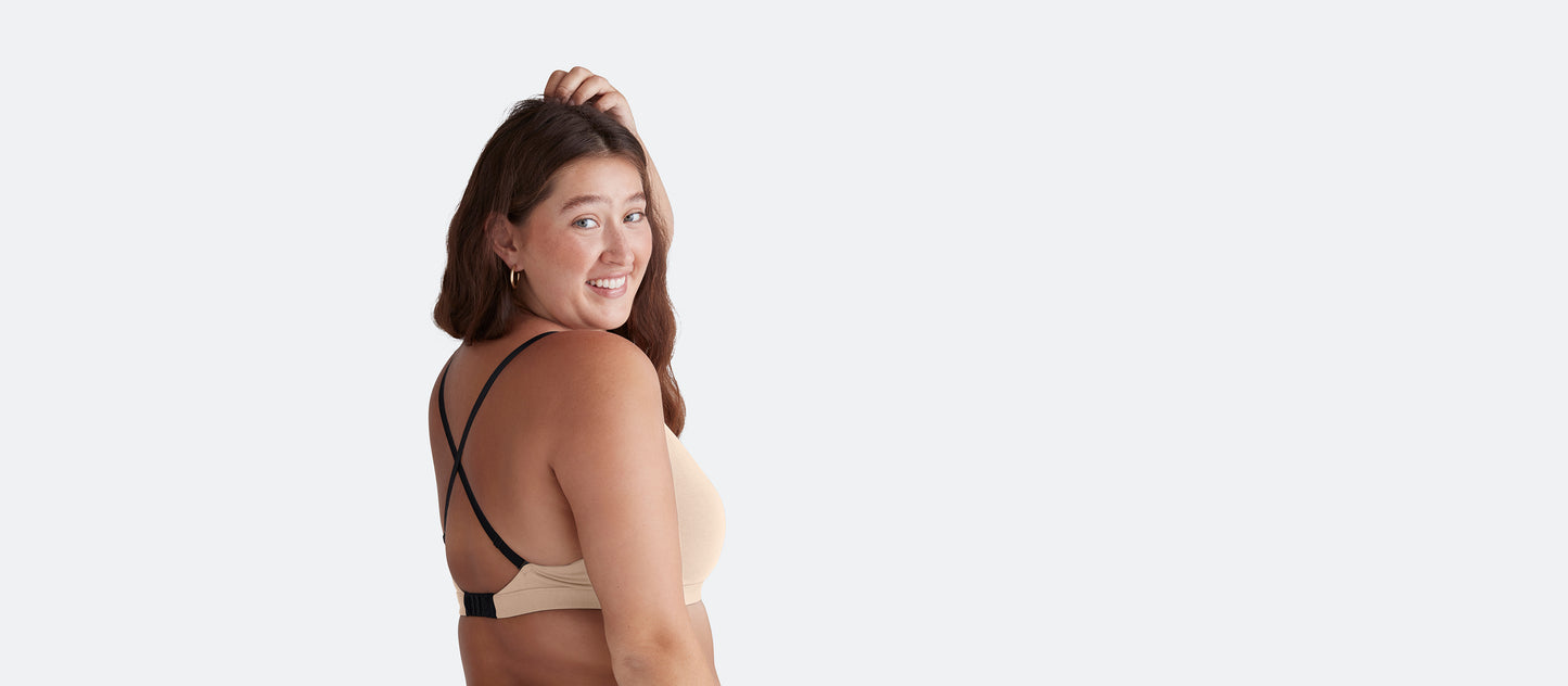 UltraModal™ FeelFree Ruched Bralette | Sand Dune