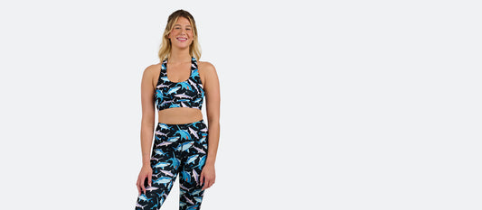 MoveMe Racerback Sports Bra | Sharkfest